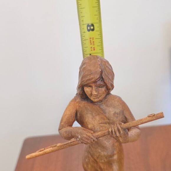 Handcrafted Brown Wooden Sculpture Made In Canada By Gordon Becker - Picture 3 of 8